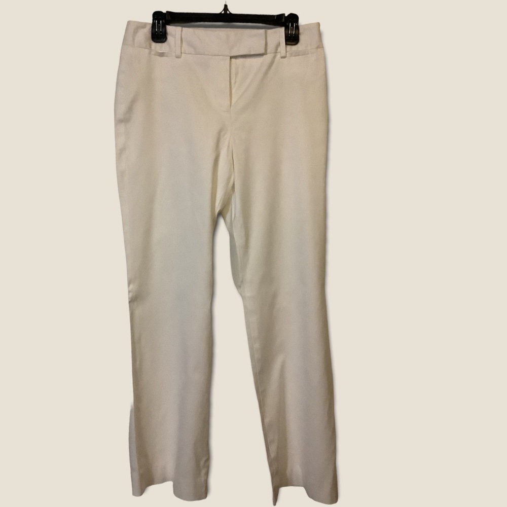 Loft dress pant waist 30 rise 10 length 32  Cotton with polyester lining
